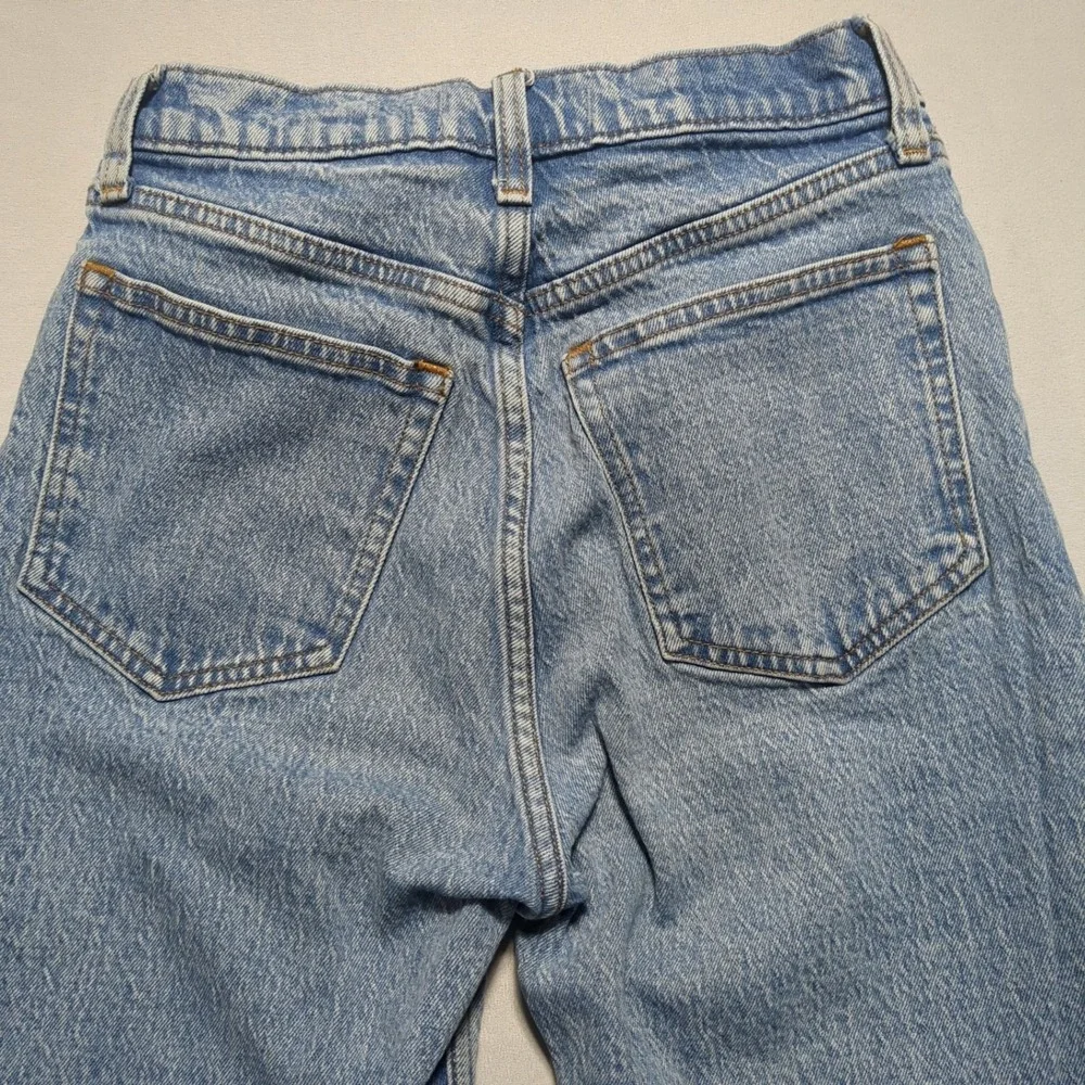 Abercrombie & Fitch The 90s Relaxed Jean High Rise Light Wash Blue Denim 26/2 - Picture 11 of 12